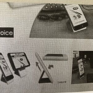 Cell Phone Stand Folds Flat When Not in Use